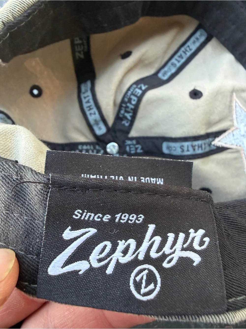 Zephyr Vanderbilt Camo Cap with Star Logo